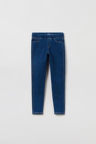 OVS παιδικό denim παντελόνι jeggings με ελαστική μέση (10-15 ετών) - 001590335 Denim Blue Σκούρο